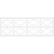 Ekena Millwork Set of Four Panels for 94 1/2"W x 32 1/4"H Lakewood Fretwork Wainscot Wall Paneling WPKP16X01X47LWD - alternate 4